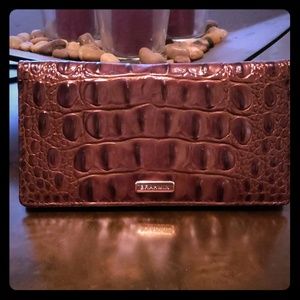 Brahmin 'Ady' Croc Embossed Continental Wallet